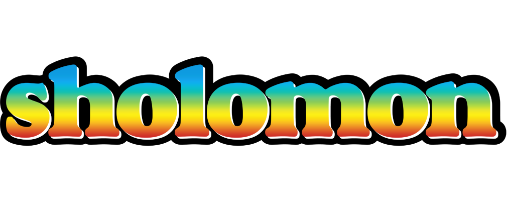 Sholomon color logo