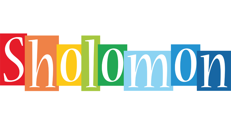 Sholomon colors logo