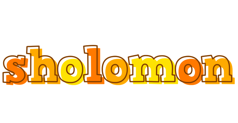 Sholomon desert logo