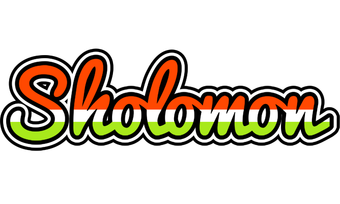 Sholomon exotic logo