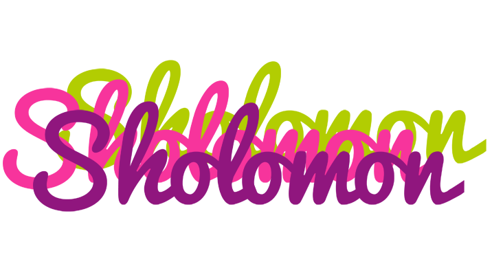 Sholomon flowers logo
