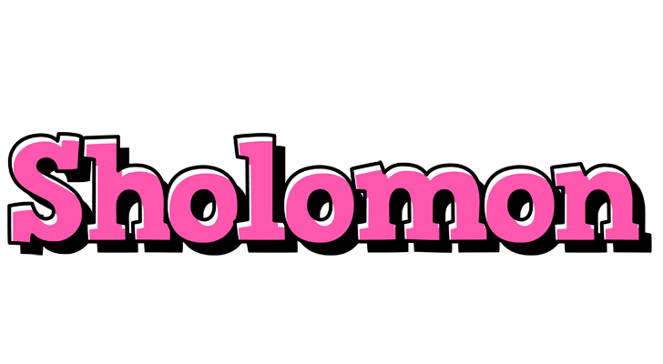 Sholomon girlish logo