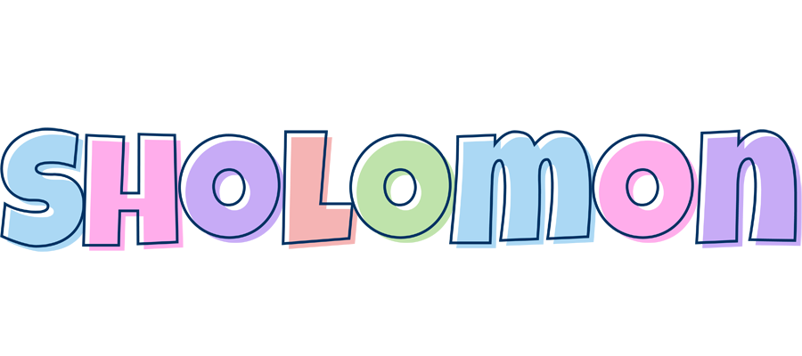 Sholomon pastel logo