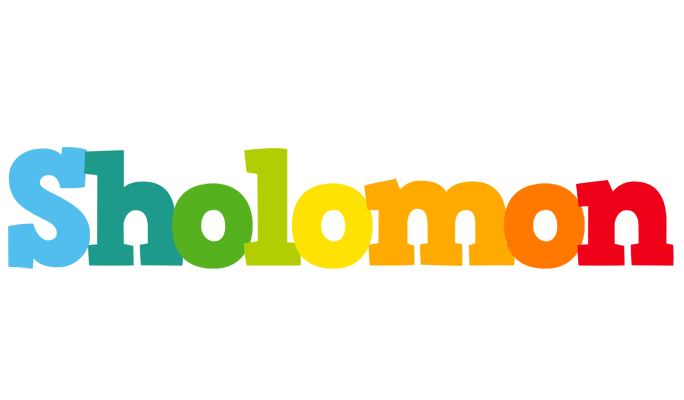 Sholomon rainbows logo