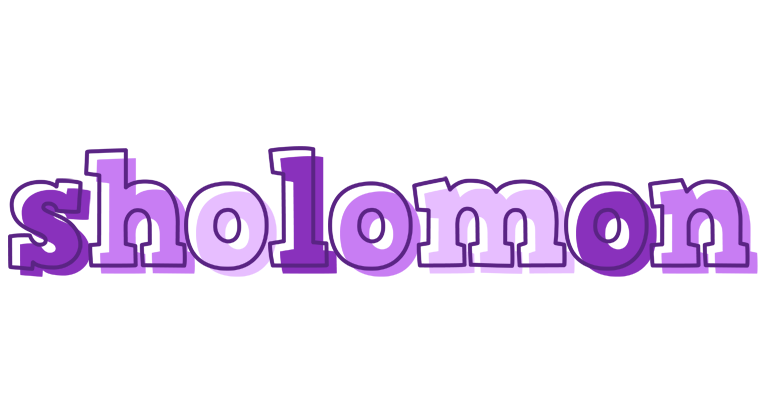 Sholomon sensual logo
