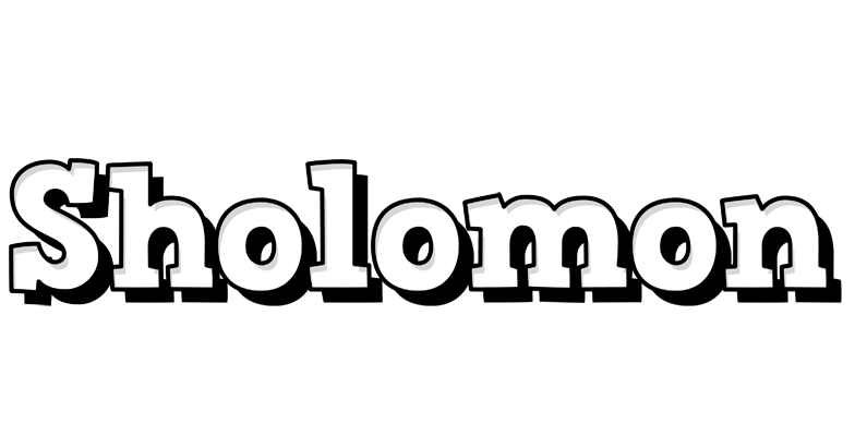 Sholomon snowing logo
