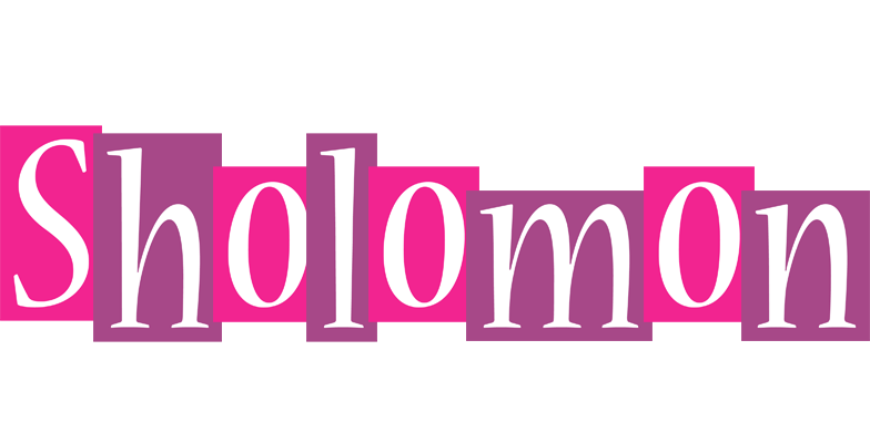 Sholomon whine logo