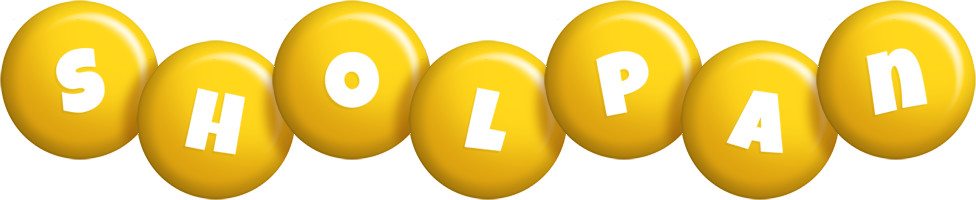 Sholpan candy-yellow logo