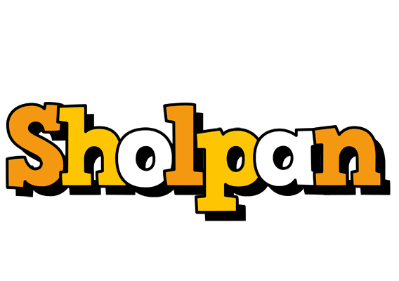 Sholpan cartoon logo