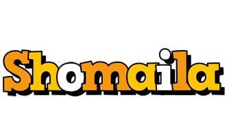 Shomaila cartoon logo