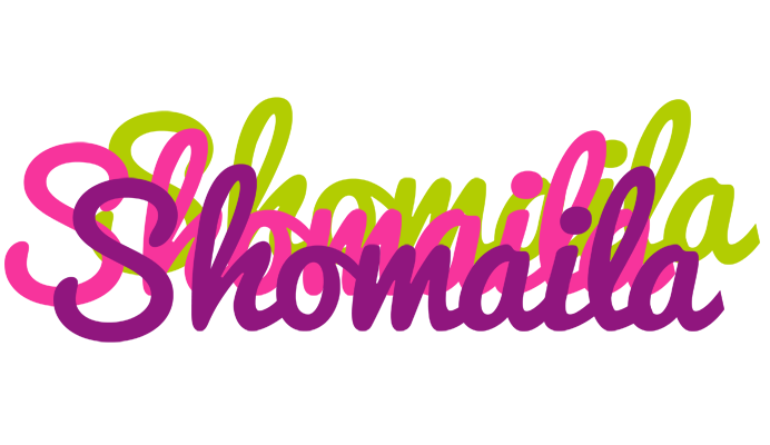 Shomaila flowers logo