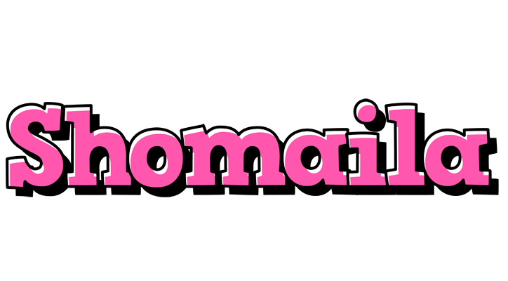 Shomaila girlish logo