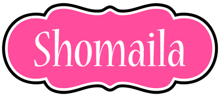 Shomaila invitation logo