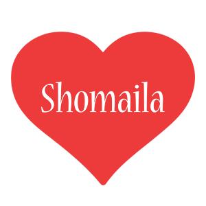 Shomaila love logo