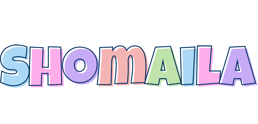 Shomaila pastel logo