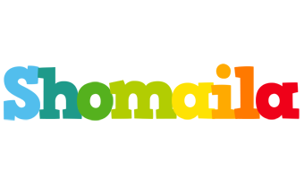 Shomaila rainbows logo