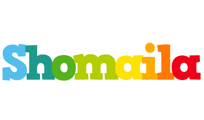 Shomaila rainbows logo