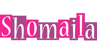 Shomaila whine logo