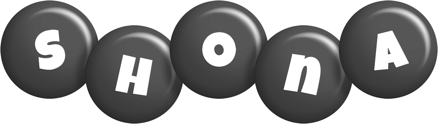 Shona candy-black logo