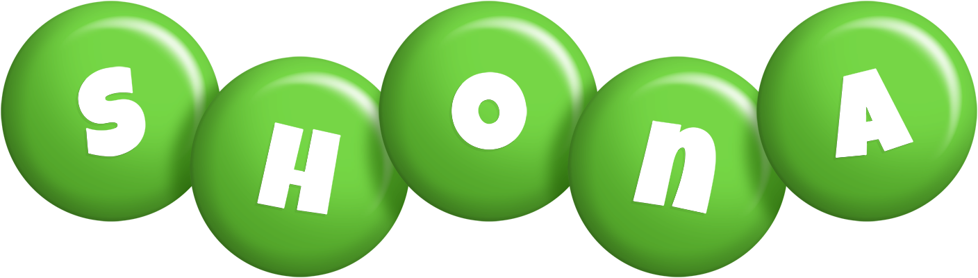 Shona candy-green logo