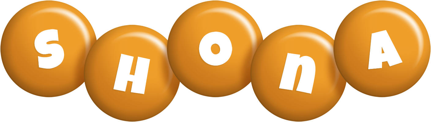 Shona candy-orange logo