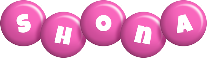 Shona candy-pink logo