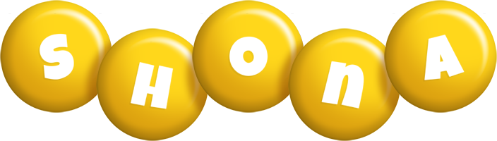 Shona candy-yellow logo