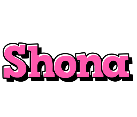 Shona girlish logo