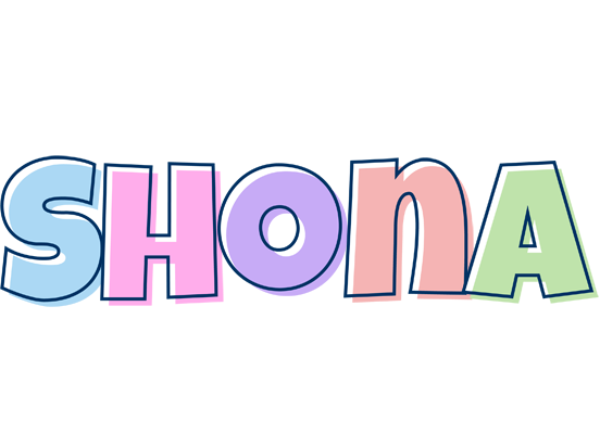 Shona pastel logo