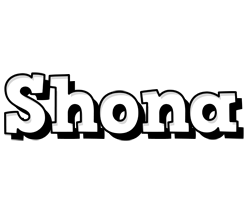 Shona snowing logo
