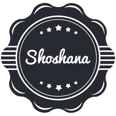 Shoshana badge logo
