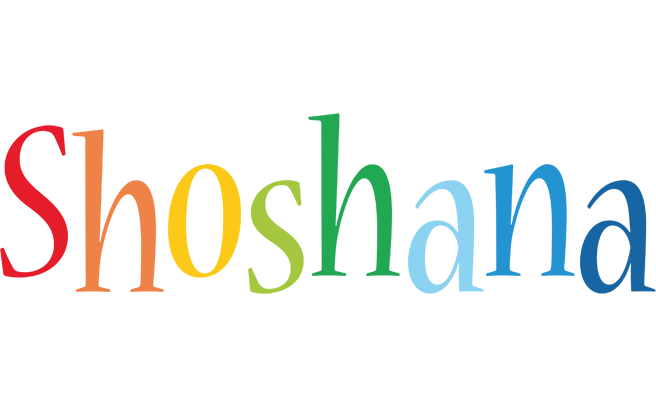 Shoshana birthday logo