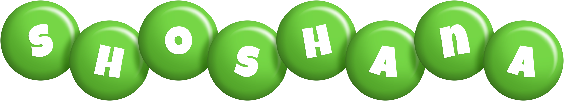 Shoshana candy-green logo
