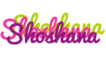 Shoshana flowers logo
