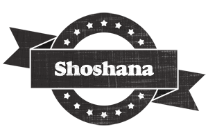 Shoshana grunge logo