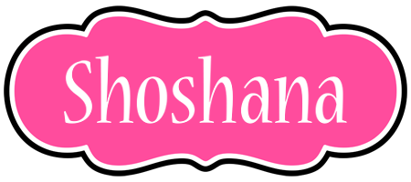 Shoshana invitation logo