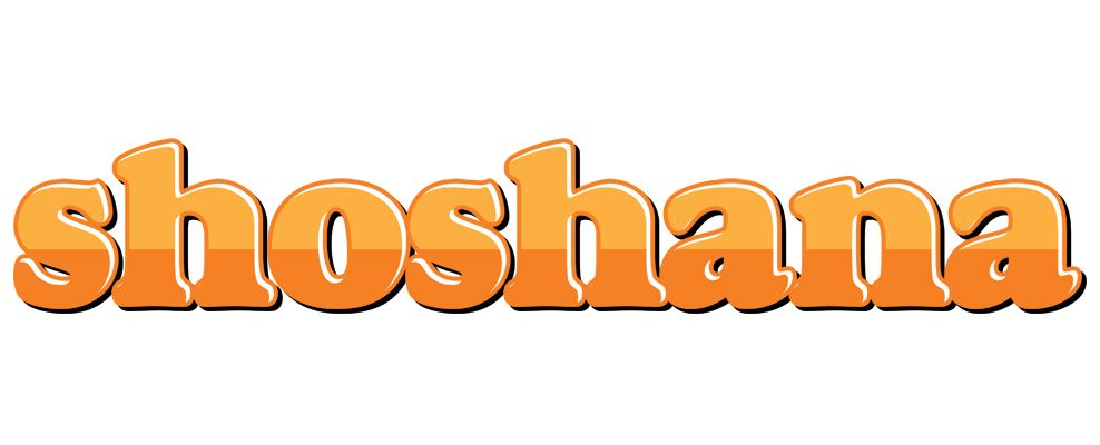 Shoshana orange logo