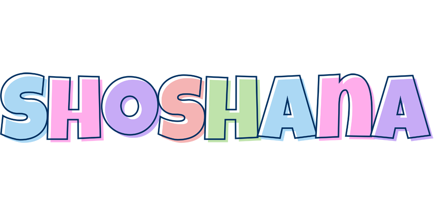 Shoshana pastel logo
