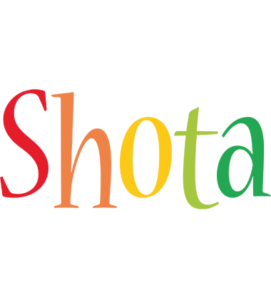 Shota birthday logo