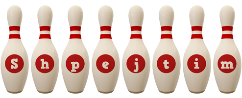 Shpejtim bowling-pin logo