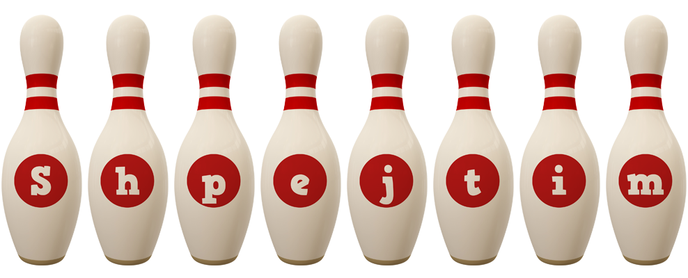 Shpejtim bowling-pin logo