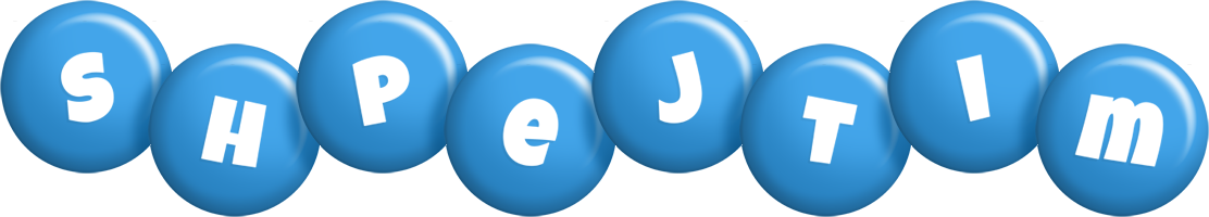 Shpejtim candy-blue logo