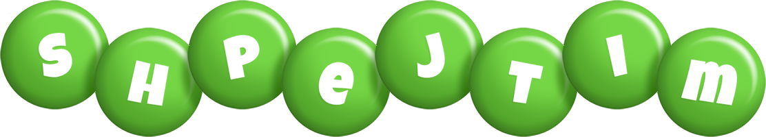 Shpejtim candy-green logo