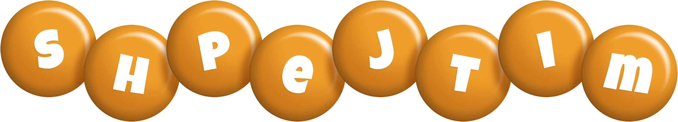 Shpejtim candy-orange logo