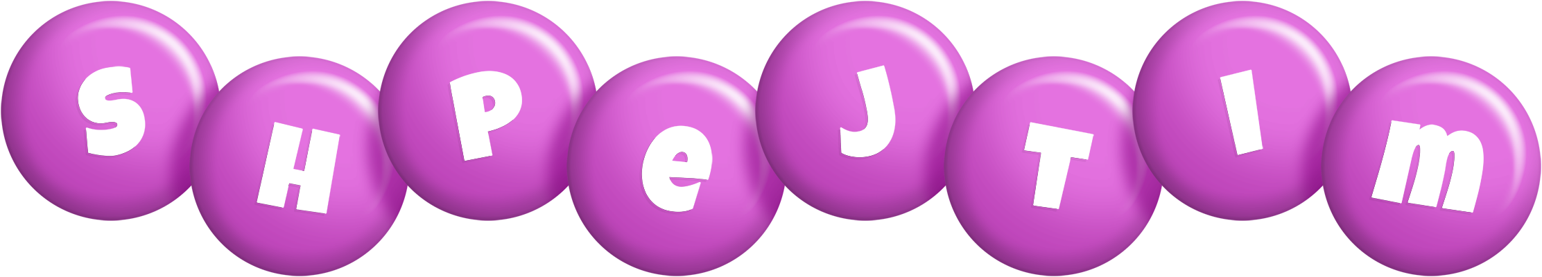 Shpejtim candy-purple logo