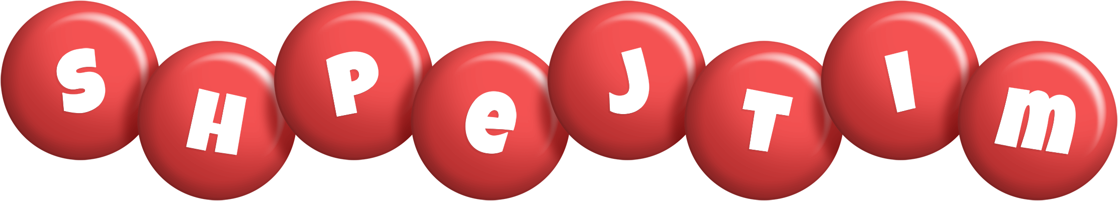 Shpejtim candy-red logo