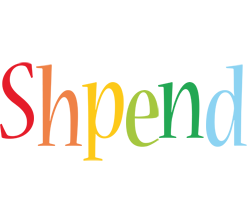 Shpend birthday logo