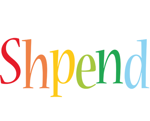 Shpend birthday logo