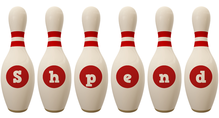 Shpend bowling-pin logo