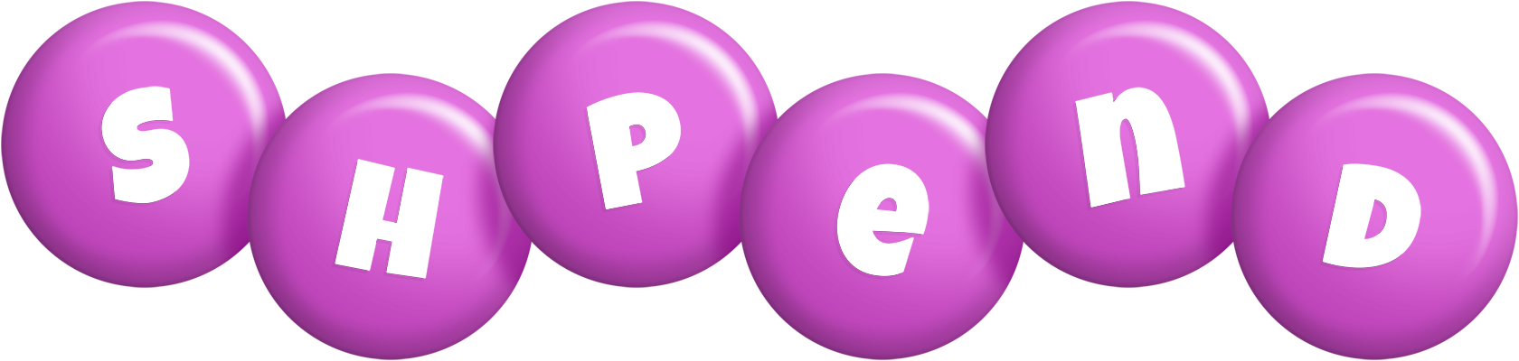 Shpend candy-purple logo